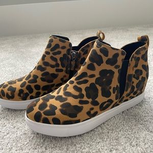 Blondo Leopard Print Ankle Boots